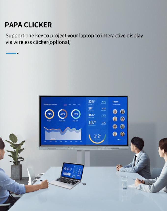 Iboard Novo Produto 98 " 4K Smart Display Interativo Painel Flat Display Grande Tamanho Touch Screen Monitor para Sala de Reuniões 2