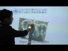 Suporte de montagem para projetor branco de fábrica, braço de projetor em liga de alumínio para quadro branco