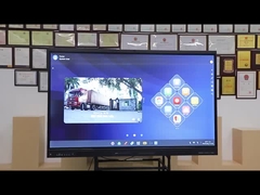 Painel interativo plano de 75 polegadas 65/ 86 /98 polegadas quadros interativos 4K com suporte opcional