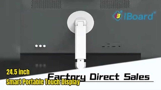 Monitor portátil com tela de toque inteligente