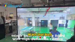 Quadro inteligente de 98 polegadas para reuniões e salas de aula