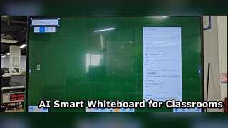 Procurando uma aula inteligente? Verifique este quadro branco com funções de IA, por favor.