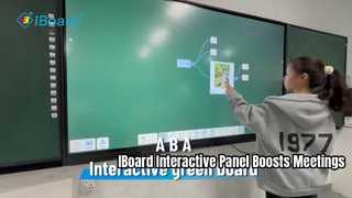 Painel plano interativo IBoard para reuniões