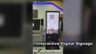 quiosque digital do signage do suporte do assoalho