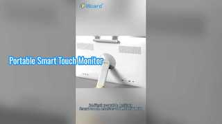 Monitor Smart Touch portátil de mesa de 24,5 polegadas