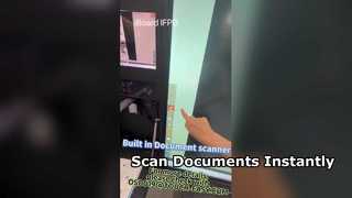 iBoard IFPD com scanner de documentos