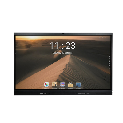 Écran sensível esperto Android 11 do tela plano 65 interativo com came Mic de OPS