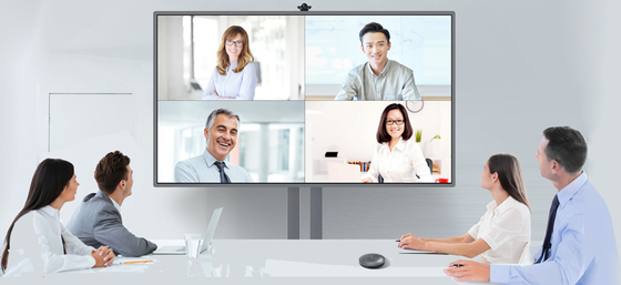 65" quadro de alumínio do multi preto interativo de Whiteboard do monitor do tela táctil para a conferência