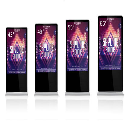 Tipo painel do toque A do projeto novo o multi do LCD conduziu o quiosque do tela táctil do quiosque da indicação digital para anunciar