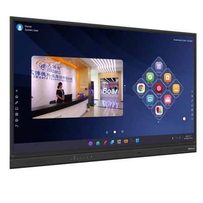 iBoard 75 86 polegadas Smart Touch Screen Tabela interativa Display Tabela interativa para sala de reuniões da sala de aula
