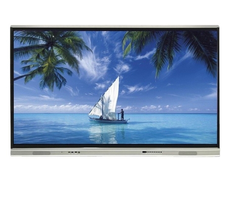 Monitor de tela sensível ao toque 4K grande inteligente LCD eletrônico lousa interativa para escola