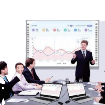 63 polegadas Tabuleiro Interativo Infravermelho Touch Smart Board Para formação / ensino