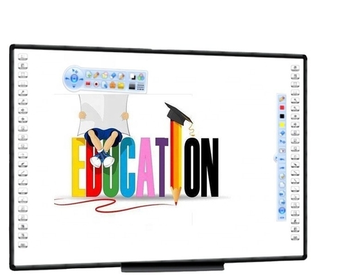 Tabuleiro digital de 10 pontos Finger Infrarrojo Multi Touch Interativo Tabuleiro Eletrônico Inteligente para Escolas