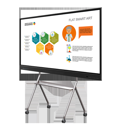 Monitores de tela plana interativa de 98 polegadas 65/75/ 86 polegadas 4K Multi Touch Screen