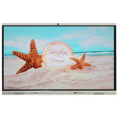 65 polegadas touch screen interativo monitor Smart boards com microfone de câmera OPS