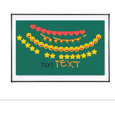 96 polegadas IR Interativo quadro branco Placas de projeção para escritório de sala de aula