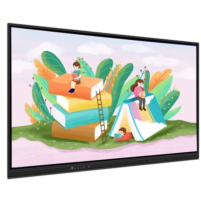 LCD Smart Board USB HDMI TYPE-C Port Wifi Interativo Whiteboard TV OPS Monitor de tela para sala de vídeo de ensino 86 polegadas