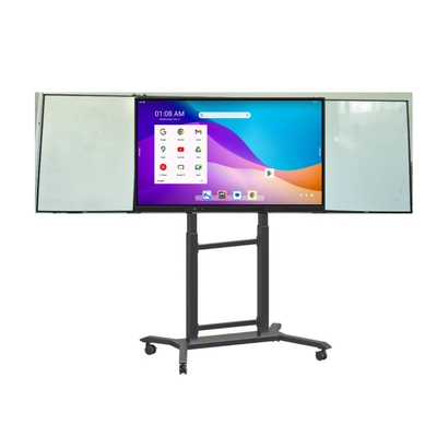 Painel plano interativo 55/65/75/86/98 polegadas 4K UHD Painel plano inteligente quadro branco interativo para sala de conferências escola