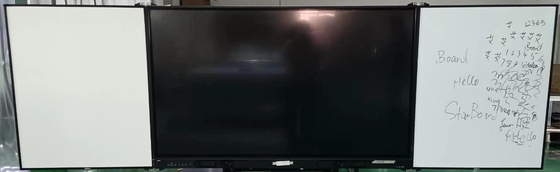 Display interativo de quadro branco de 75 polegadas com suporte eletrônico