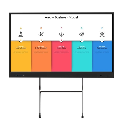 LCD Smart Board Display Reunião Digital Tabuleiro Interativo Escola Ensino Educação Tabuleiro Eletrônico 4k