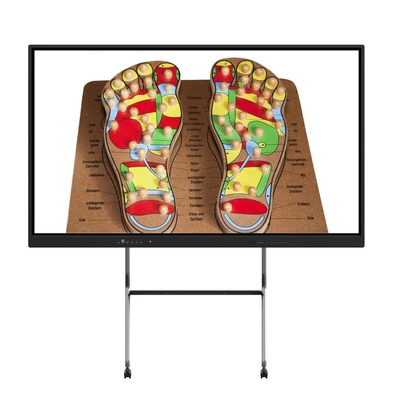 Tabuleiro interativo LED 65/75/86/105/110 polegadas Finger Electronic Multi Touch Screen Smart LCD Display Sala de reuniões