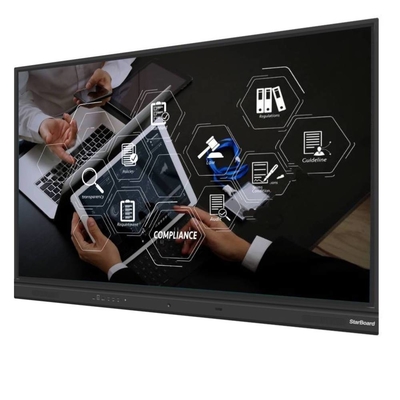 75 86 polegadas IR Tabuleiro Interativo Finger Touch Digital 4K UHD 3840*2160 Educação Científica Tabuleiro de Ensino Para Crianças
