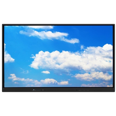 Monitor de tela interativa 55 65 75 86 98 110 polegadas 3840*2160 4K Micrô da câmera Transcreen Android 13 OPS All In One