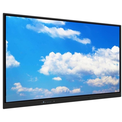 Monitor de tela interativa 55 65 75 86 98 110 polegadas 3840*2160 4K Micrô da câmera Transcreen Android 13 OPS All In One