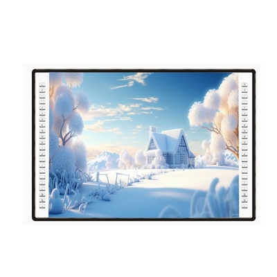 Quadro de Projeção Interativo 4K 82 85 102 polegadas Barra lateral 10 pontos de toque USB PC Caneta Dedo Tabuleiro Branco Para Escolas