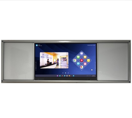 Monitores inteligentes 4K Ultra HD Tabuleiro interativo e processador Intel Core I7 tudo em um PC para colaboração transparente
