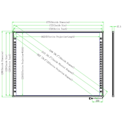 82/86/90/96 polegadas Smart board USB interactive whiteboard digital whiteboard com projetor para educação