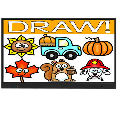 55/65/75/86/98 Painel interativo plano para videoconferência empresarial e educação