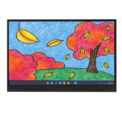 Tabela inteligente LCD de 75 polegadas para soluções interativas de toque em conferências escolares