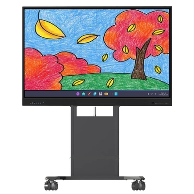 Eletrônico Ajustável de altura Tabuleiro Interativo Stand para Smart TVs touch monitors Piso ou parede