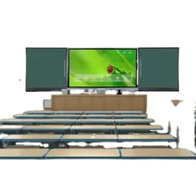 Advanced Interactive Blackboard com reconhecimento facial de voz AI DLED Display Multi touch Whiteboard Monitor para ensino