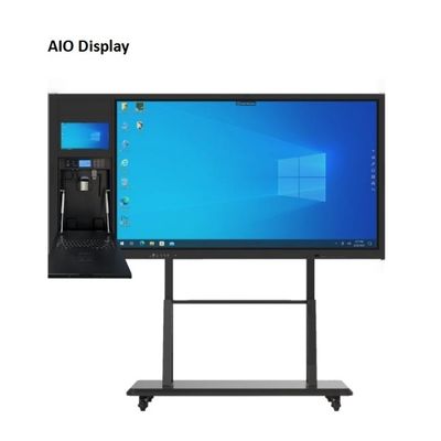 75' Android Multi Finger Pen Touch 4K UHD LED TV Blackboard Google Smart TV PC Câmera Mic Scanner Construído em
