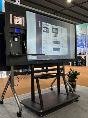 Quadro Interativo Infravermelho de 75'' com Sistema Android e Interconexão de Placa Dupla para Ensino Inteligente