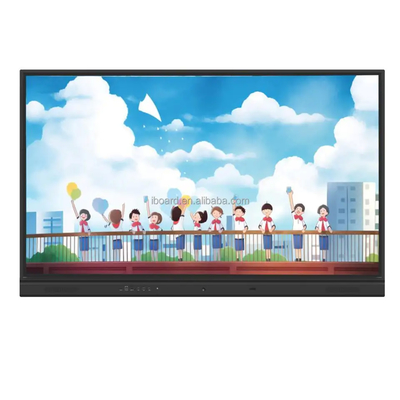 65 75 86 polegadas 20 Touch Android Interactive Flat Panel com 4000: 1 Contraste 6ms com WIFI Hotspot Saídas HDMI / VGA / USB