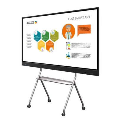 Android System 11 13 Interativo Painel Flat WIFI Bluetooth Hotspot USB TYPE-C Smart boards tv para escola do campus