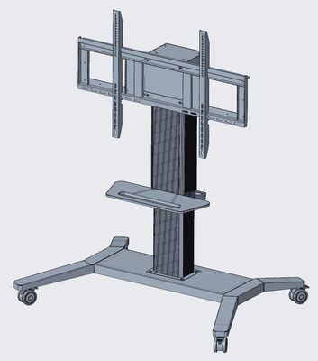 Interativo Smart Board Stand com inclinação e altura ajustável para placas de tamanho 55 ~ 86 polegadas