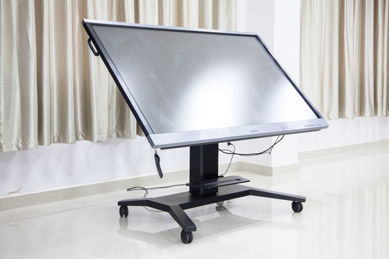 Interativo Smart Board Stand com inclinação e altura ajustável para placas de tamanho 55 ~ 86 polegadas