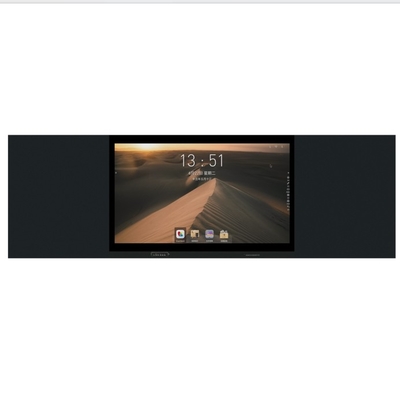 Tabuleiro negro inteligente 75-98 polegadas Smart TV monitores Tabuleiro branco painel plano com HDMI e USB para aprendizagem universitária