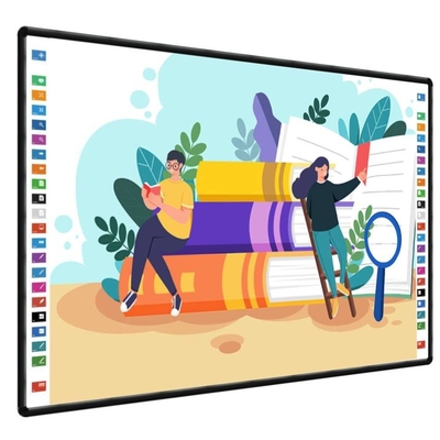 82 polegadas Multi IR touch Interactive USB Board com 2mm Precision Wall Mount Instalação / reconhecimento de gestos