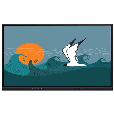 86 polegadas crianças touch screen interativo monitor Android 13 20 pontos tela compartilhar Wifi 6 BT 5 escrita à mão regonização