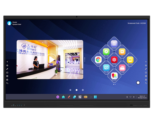 Venda Quente Barata 65 75 polegadas 4K LCD display Smart Board Preços Digital Whiteboard Educativo Interativo Whiteboard