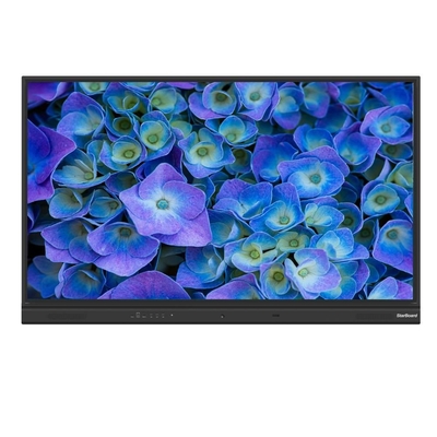 Painel Interativo Flat EDLA Google CE Certificado 4K 98 polegadas 20 pontos Android 13 Compartilhar tela Câmera Microplayer