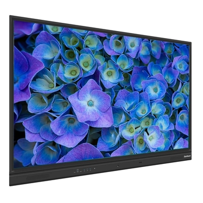Painel Interativo Flat EDLA Google CE Certificado 4K 98 polegadas 20 pontos Android 13 Compartilhar tela Câmera Microplayer