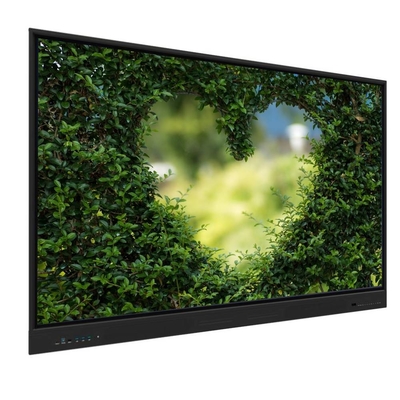 LCD Smart Board 65 polegadas 20 pontos Android 14 USB Wifi Sensor de luz Smart TV Computador para apresentação do escritório do professor