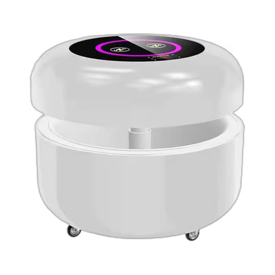 Frigorífico móvel inteligente X1 portátil com rodas universais cobertura de elevação hidráulica 130L Frigorífico carregamento sem fio