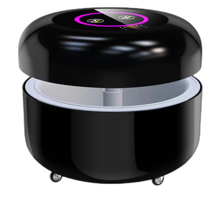 Frigorífico móvel inteligente X1 portátil com rodas universais cobertura de elevação hidráulica 130L Frigorífico carregamento sem fio